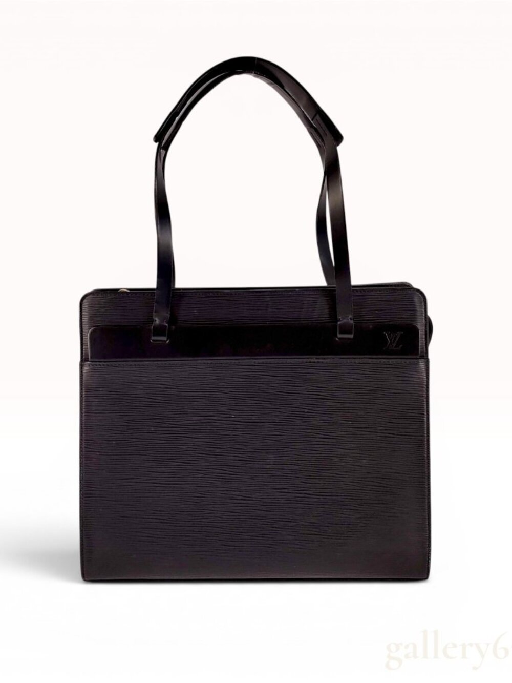 Louis Vuitton Croisette PM Black Epi Leather Shoulder Tote Bag Gold Hardware